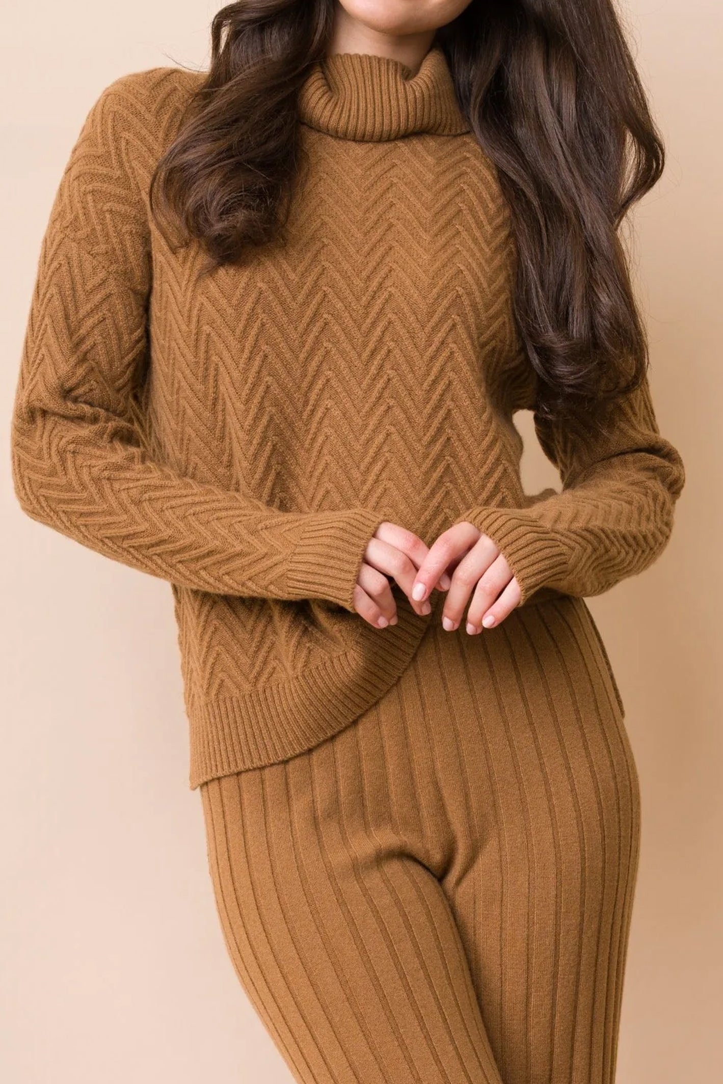Chevron Jacquard Tunic