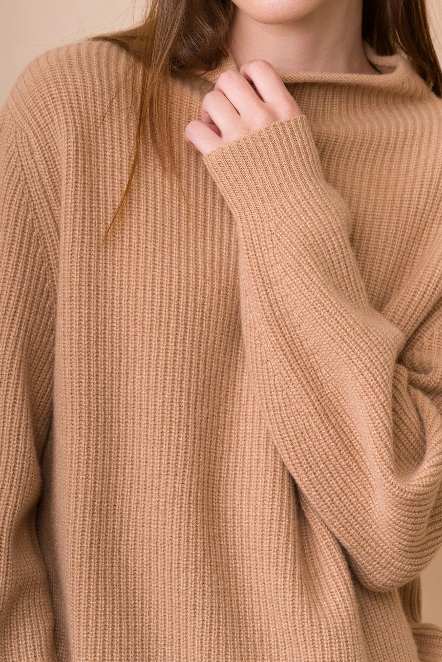 Heavy Knit Turtle Neck Sweater