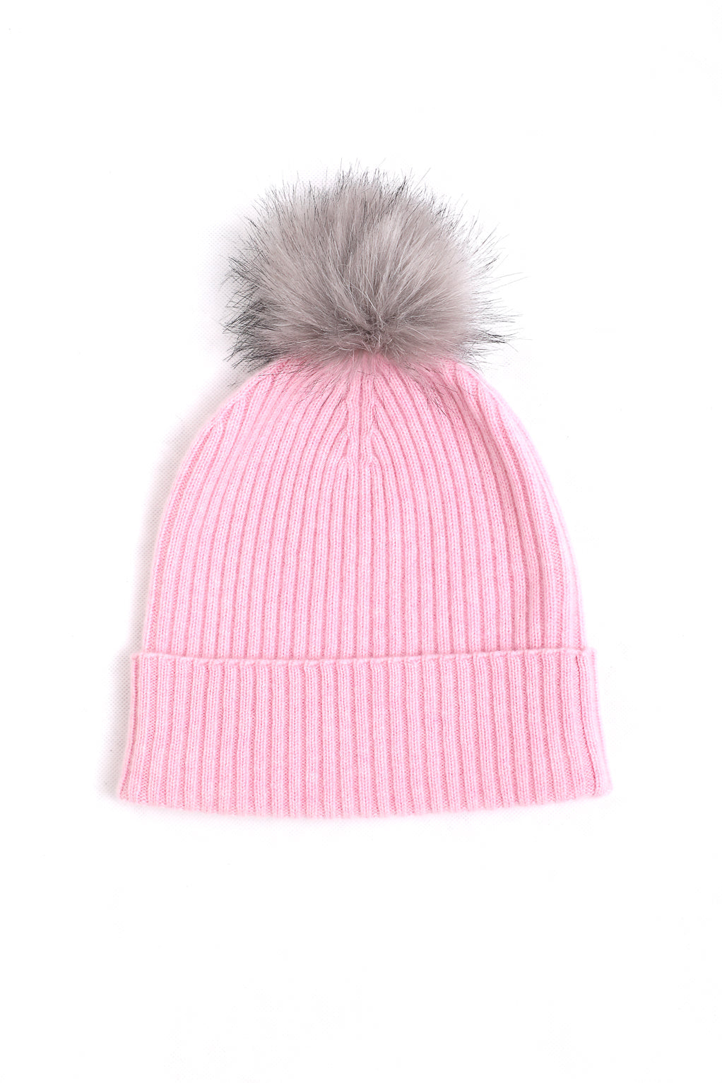 Sustainable Cashmere Hat - Soft Pink