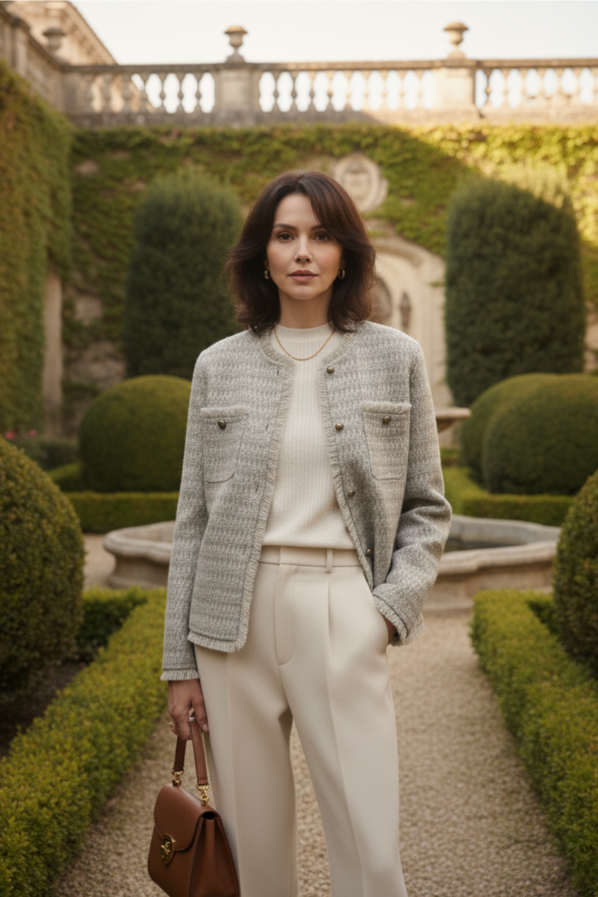 100% Cashmere French-Style Jacket