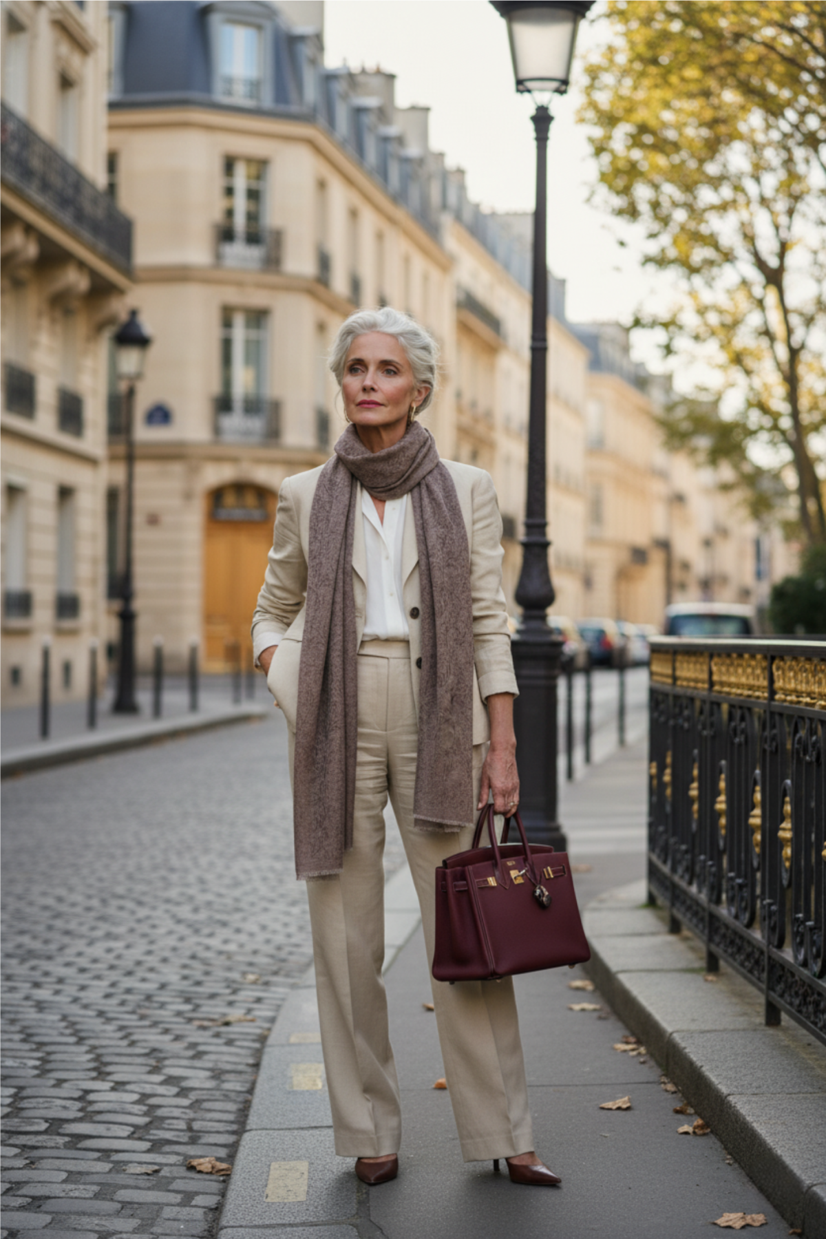 Jacquard 100%Cashmere Scraf