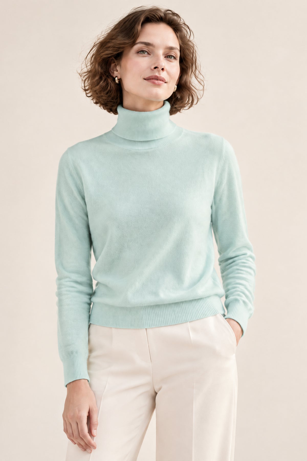 Women’s Pure Cashmere Turtleneck Sweater