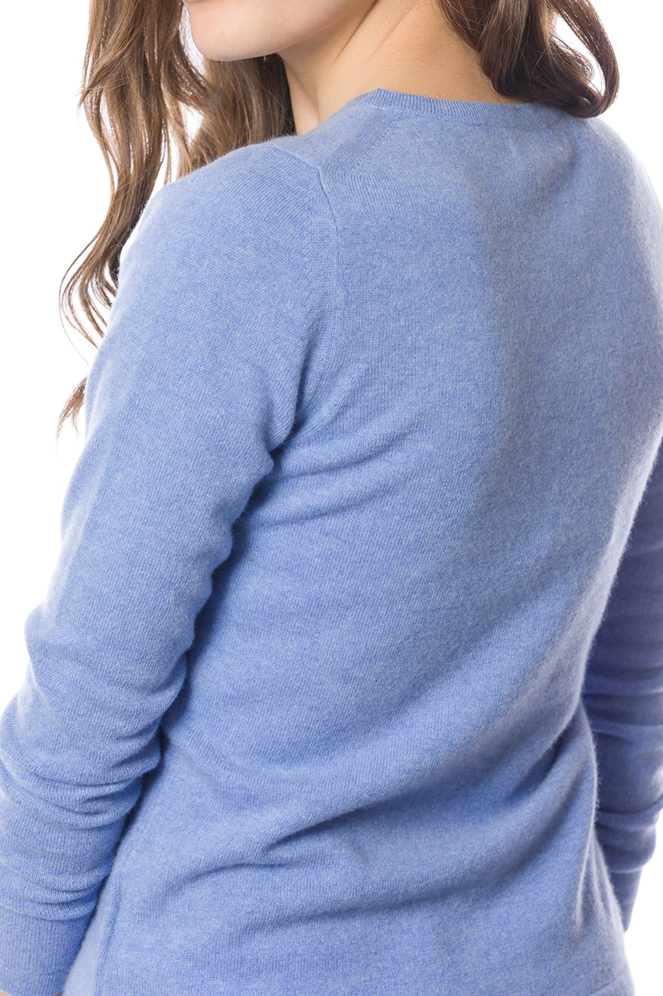 Sustainable Cashmere Crew Neck Cardigan