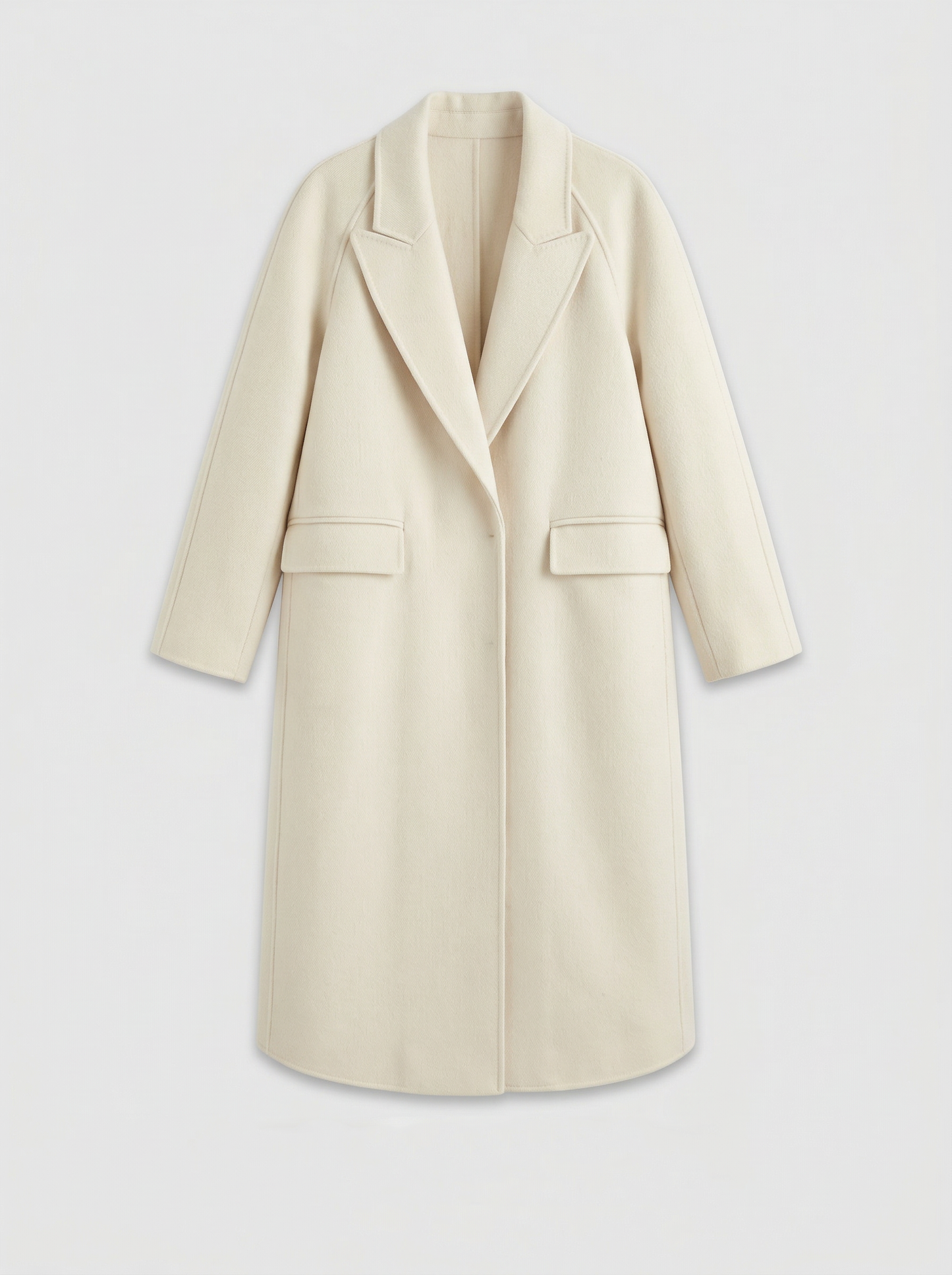 Pure Cashmere Robe Coat – Belted Minimal Design