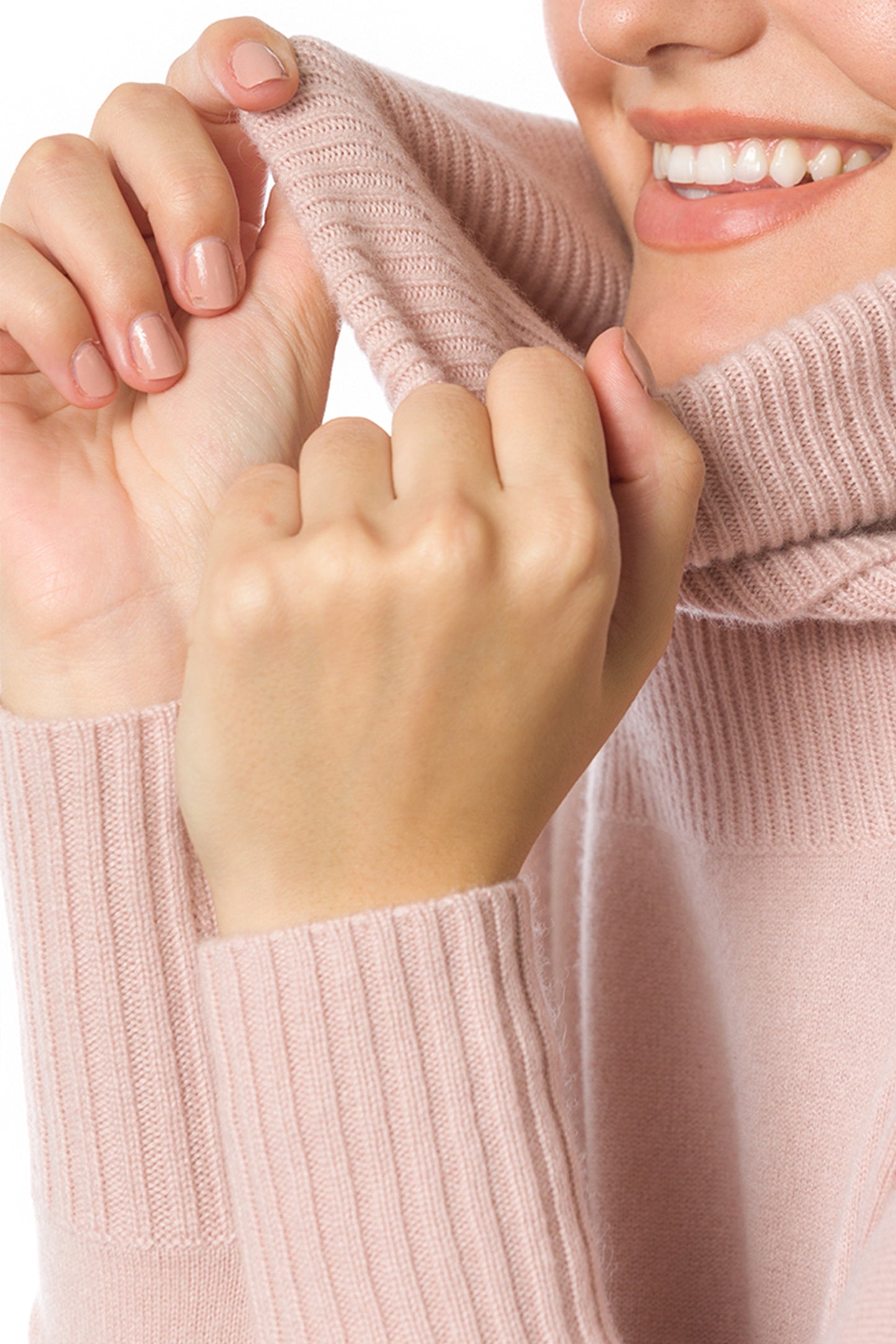 Sustainable Cashmere Easy Fit Cowl Neck Sweater
