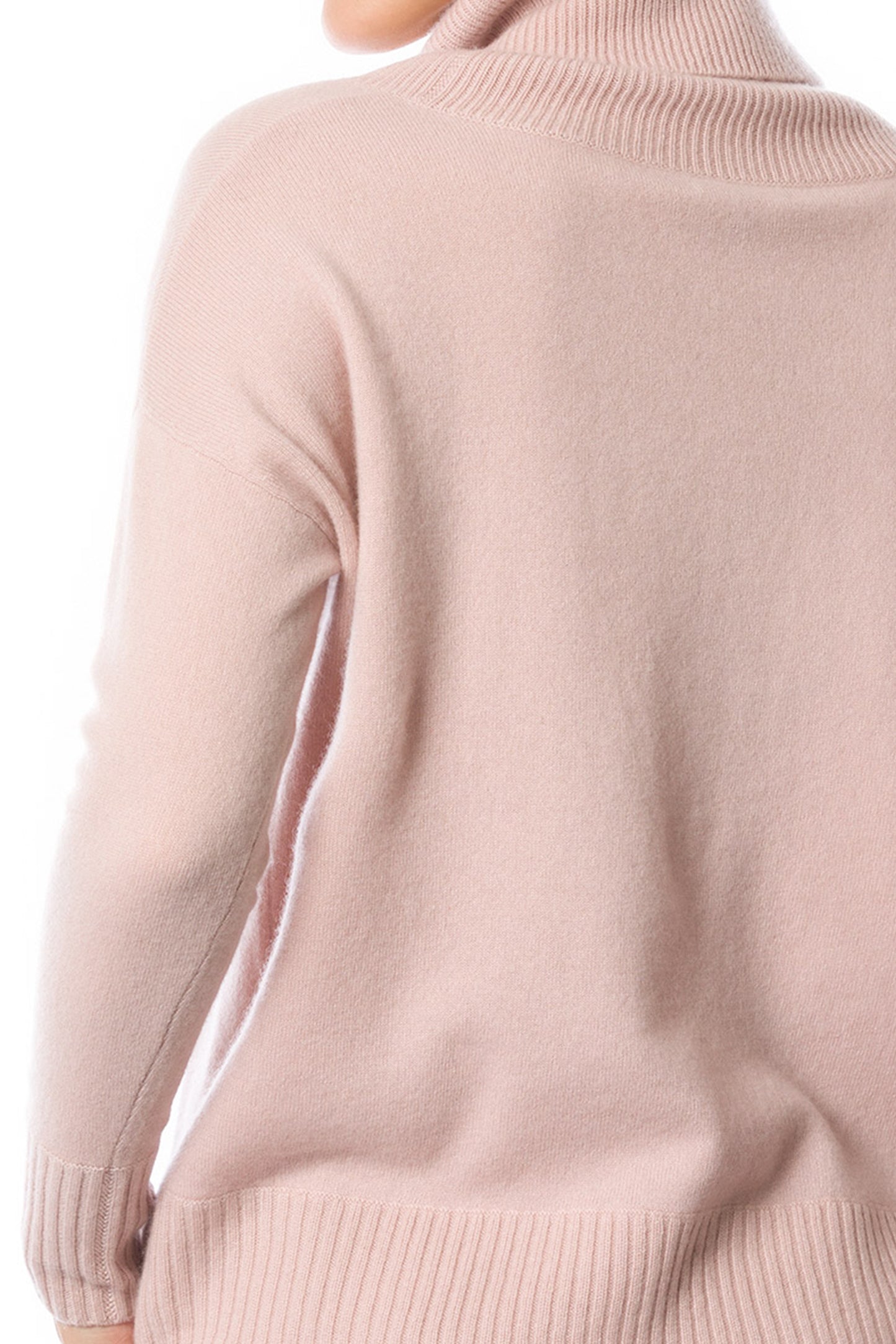 Sustainable Cashmere Easy Fit Cowl Neck Sweater
