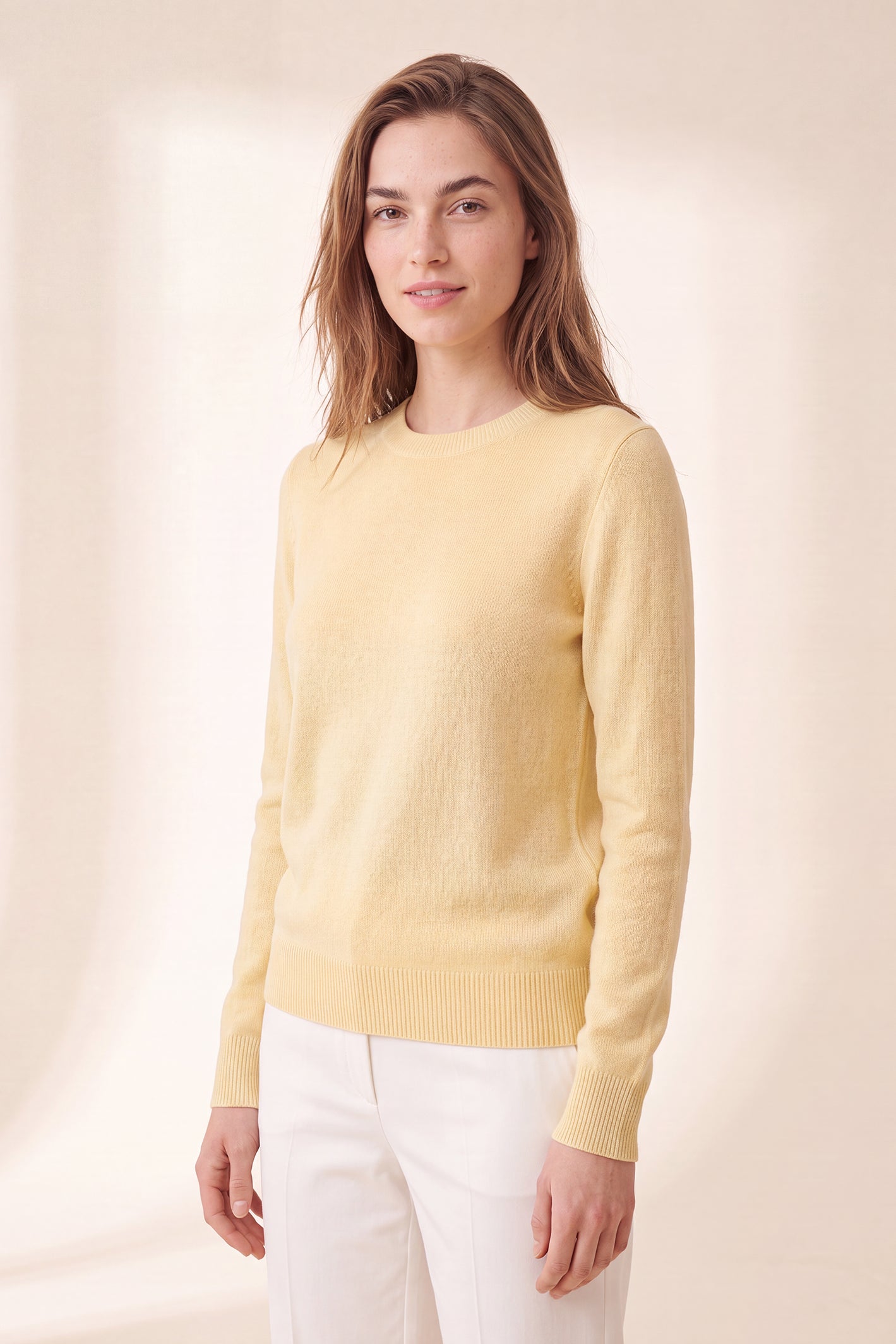 Women’s Pure Cashmere Crew Neck Sweater
