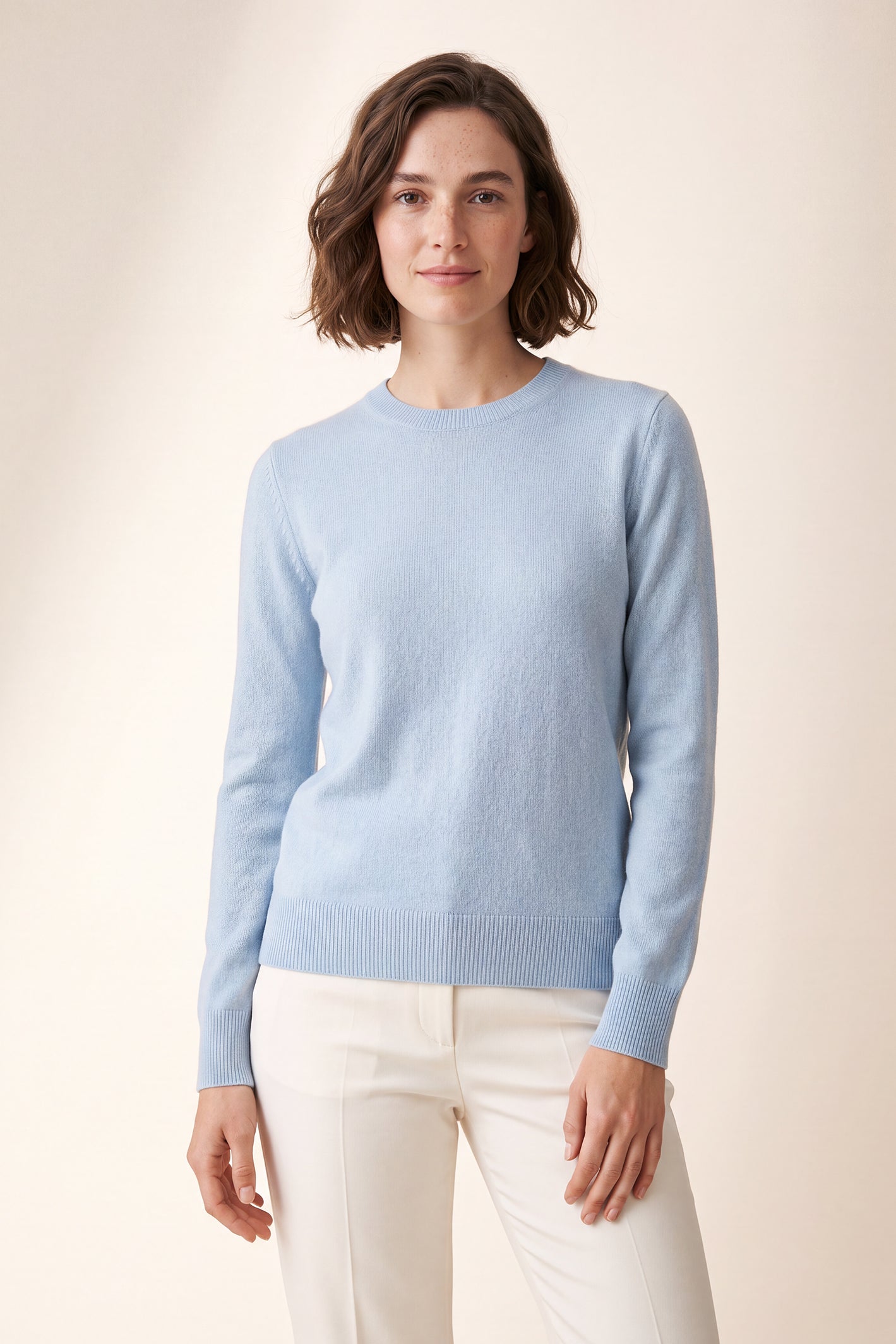 Women’s Pure Cashmere Crew Neck Sweater