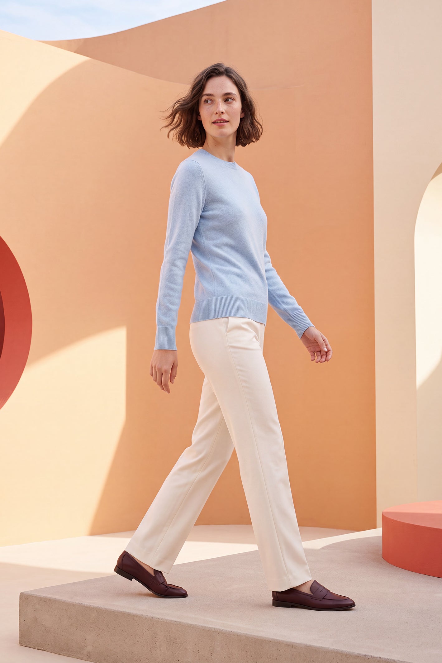 Women’s Pure Cashmere Crew Neck Sweater