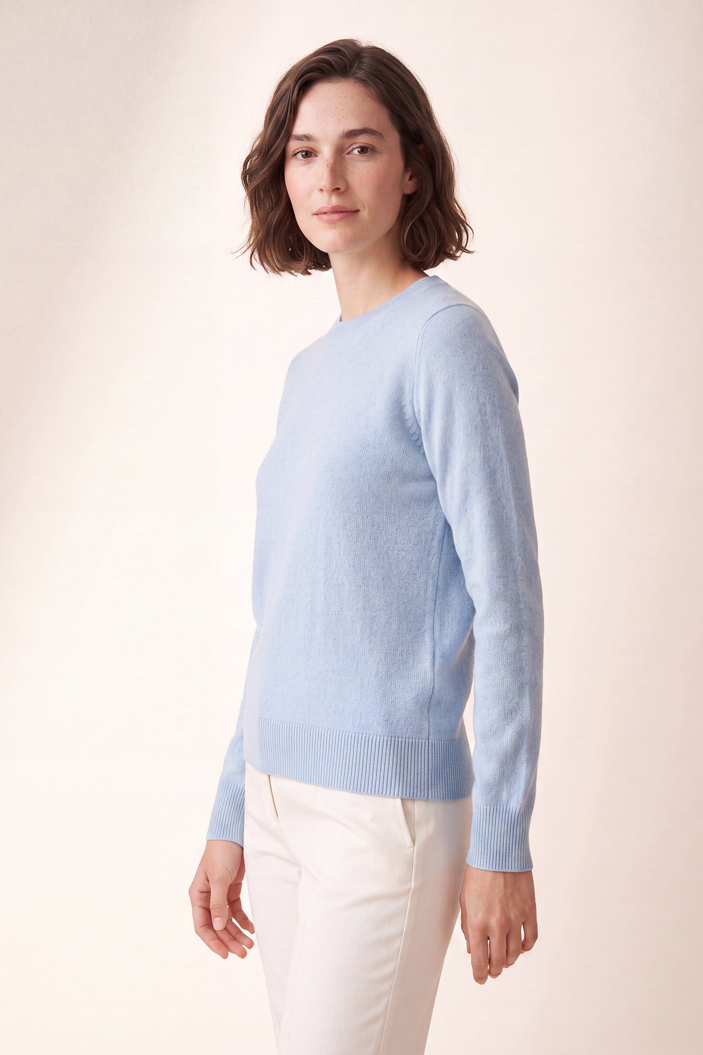 Women’s Pure Cashmere Crew Neck Sweater