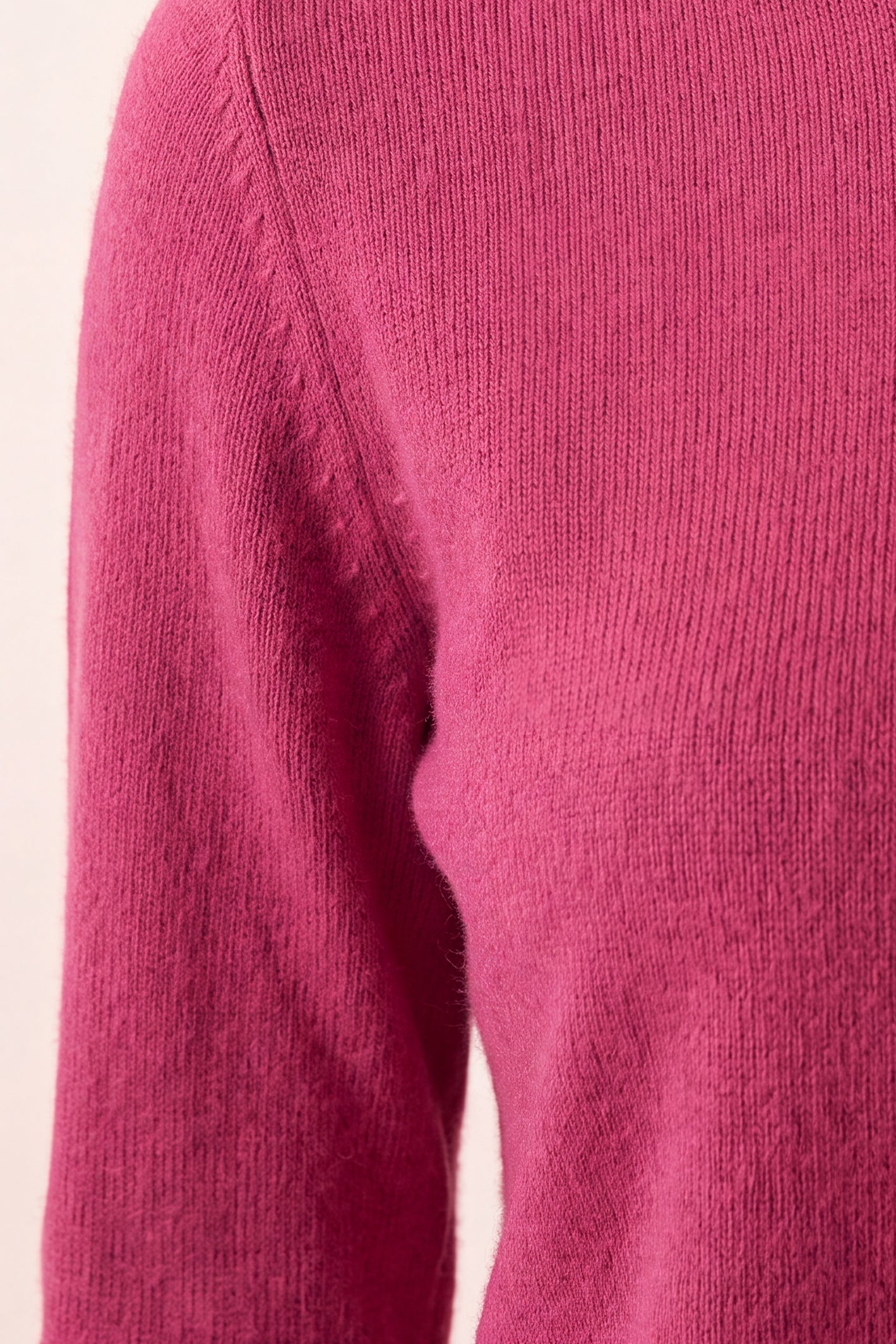 Women’s Pure Cashmere Crew Neck Sweater Raspberry Pink