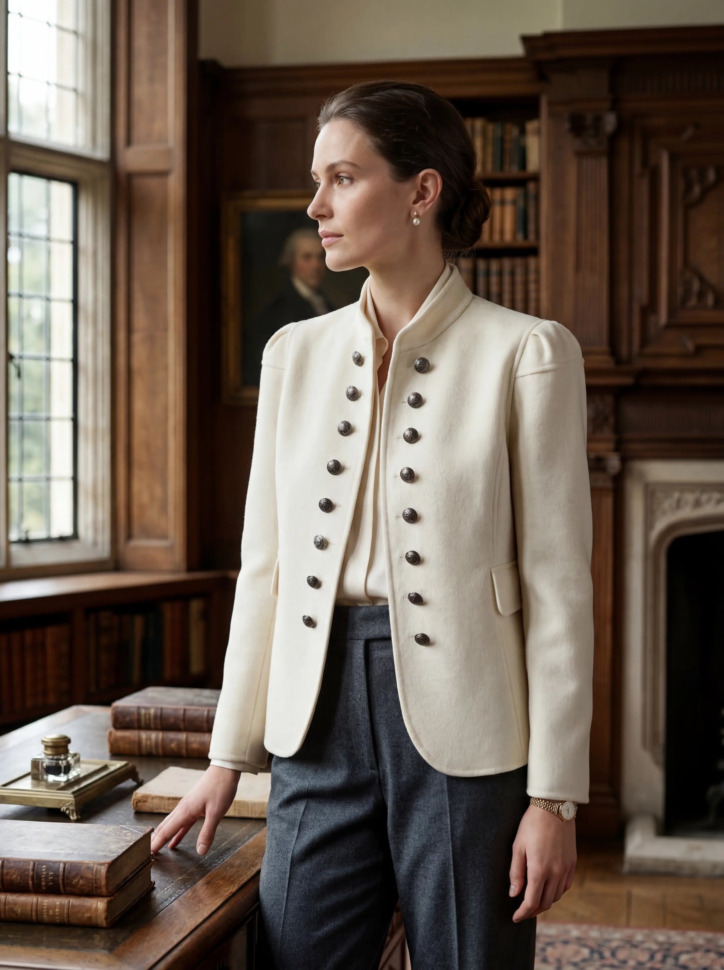 Refined tailoring meets timeless elegance.