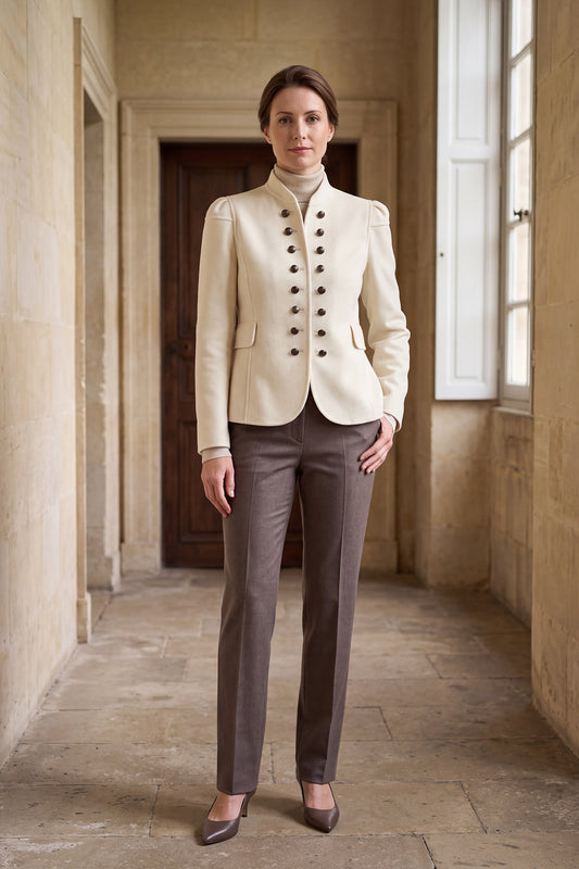 Refined tailoring meets timeless elegance.