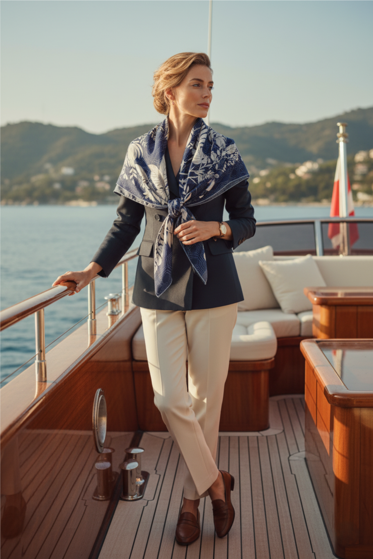 Luxury Silk, Wool & Cashmere Blend Scarf