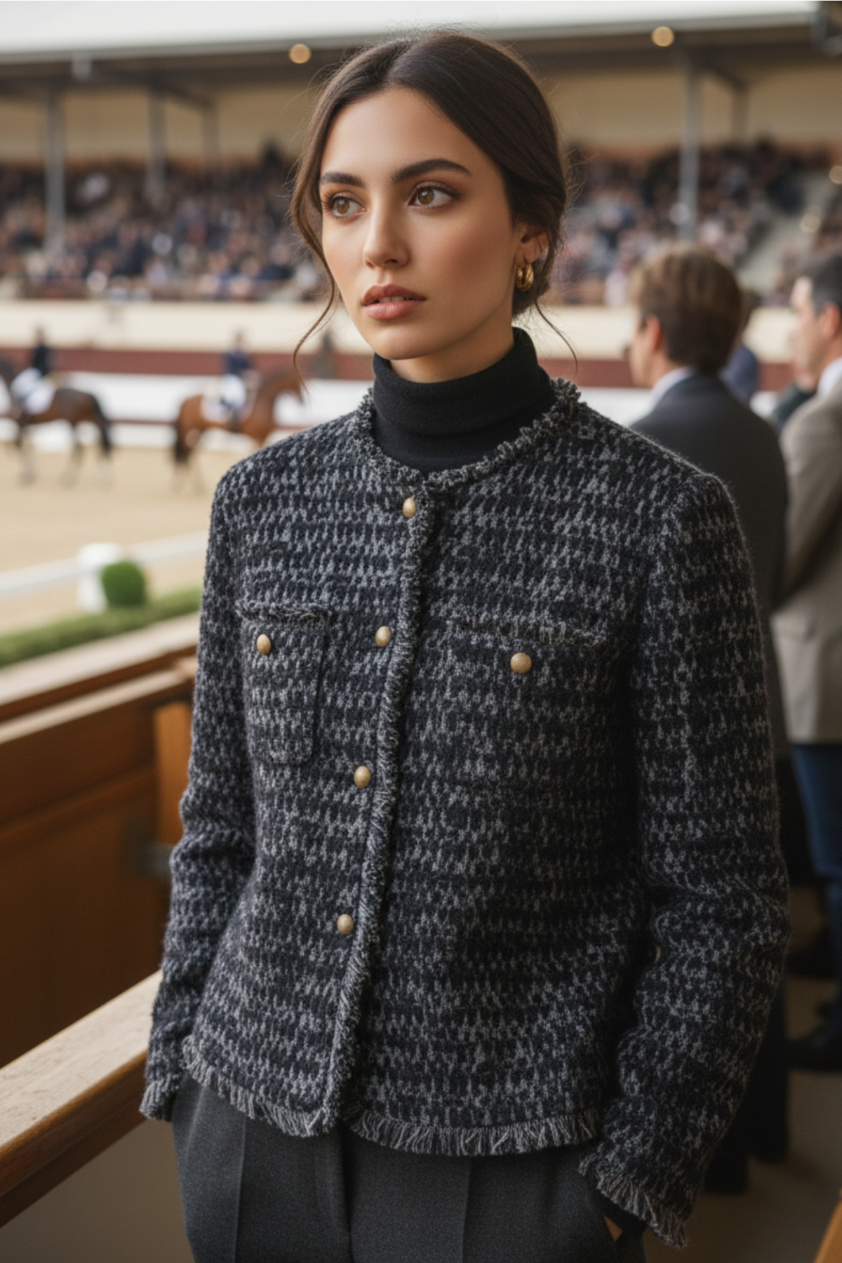 100% Cashmere French-Style Jacket