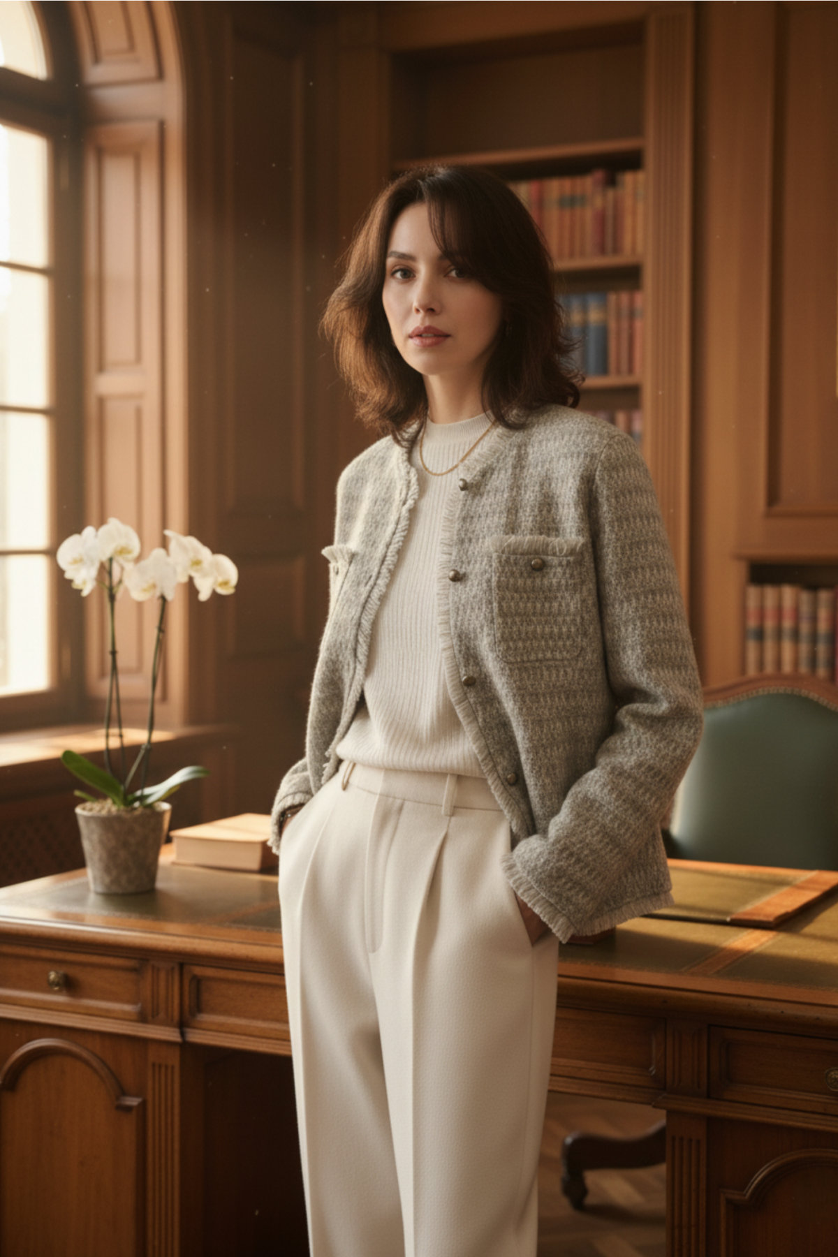 100% Cashmere French-Style Jacket
