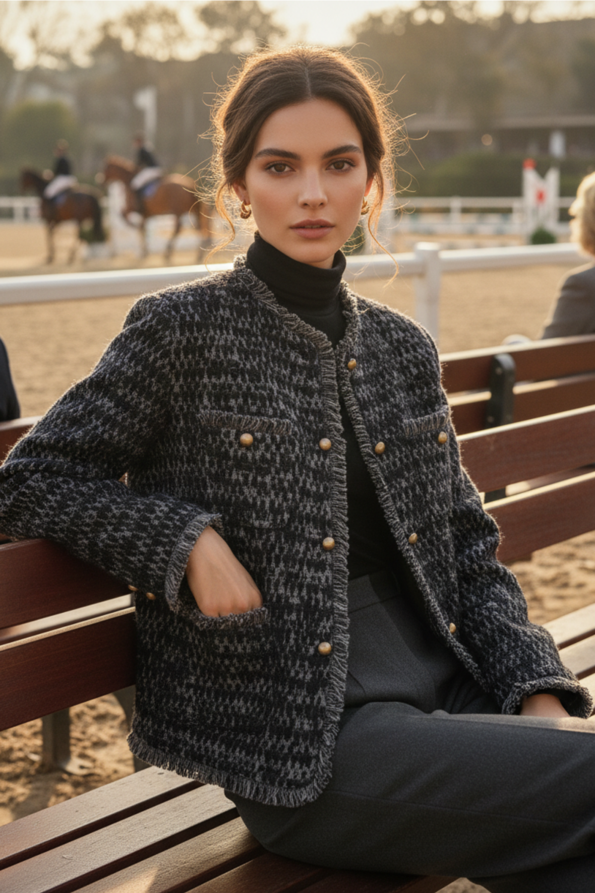 100% Cashmere French-Style Jacket