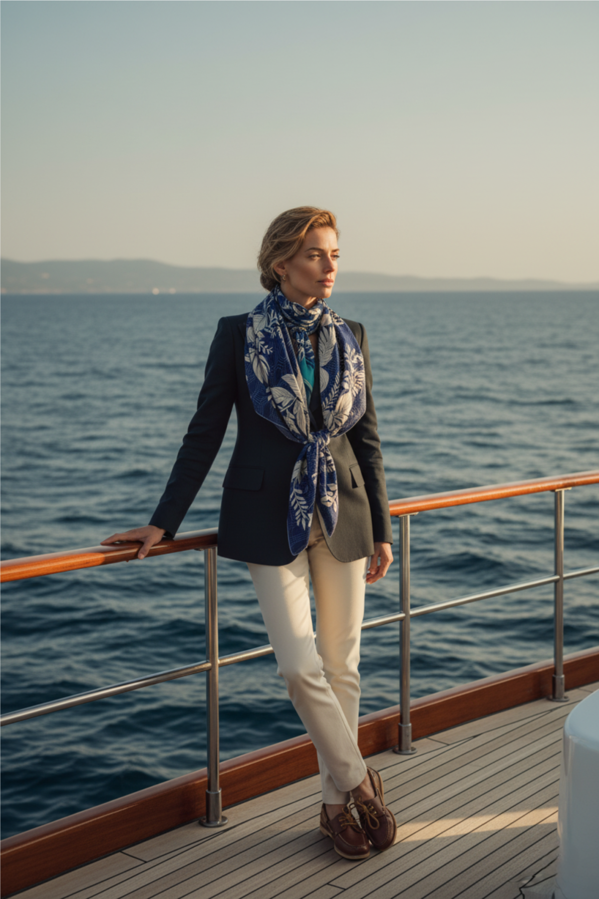 Luxury Silk, Wool & Cashmere Blend Scarf